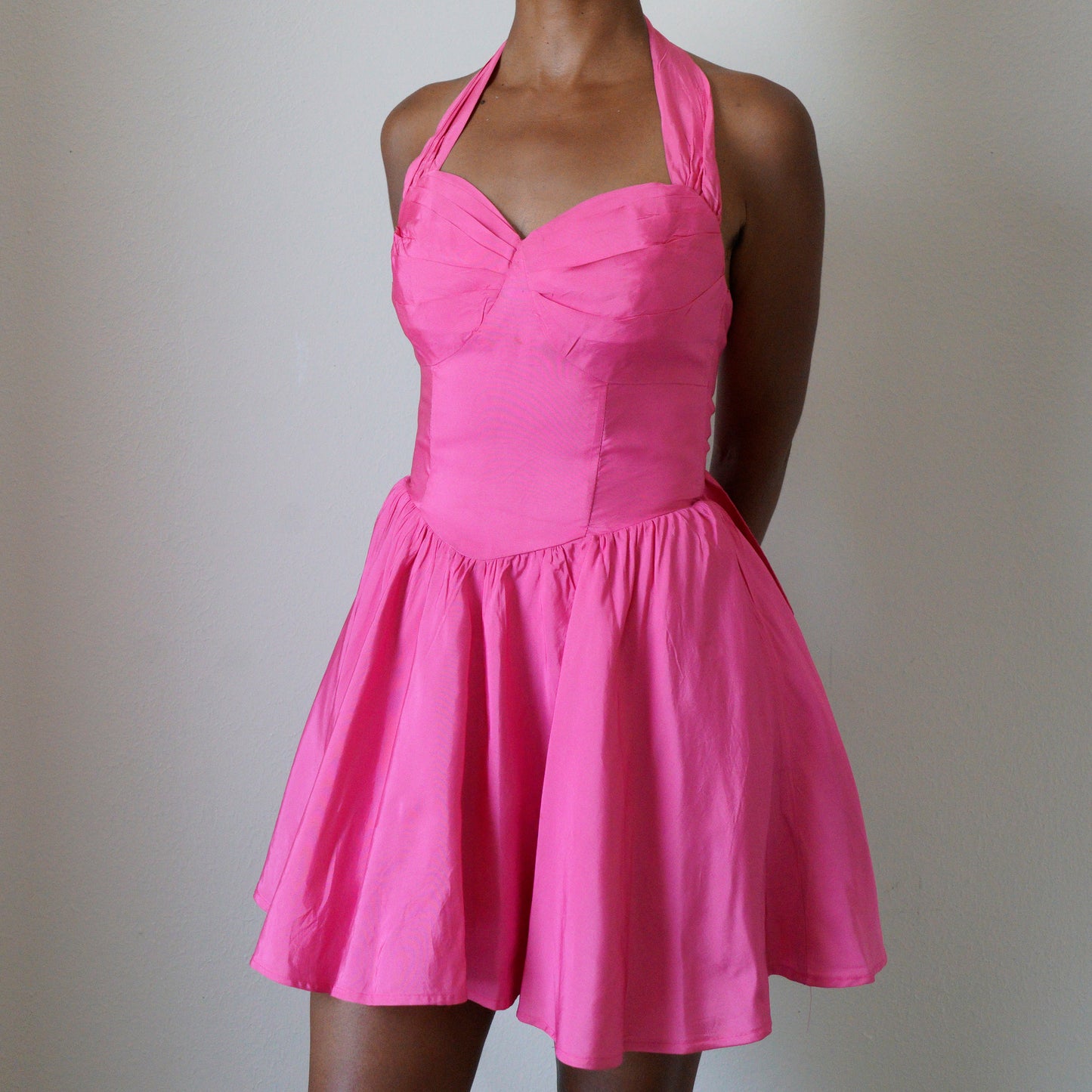 Pink Urban Renewal Bow Dress