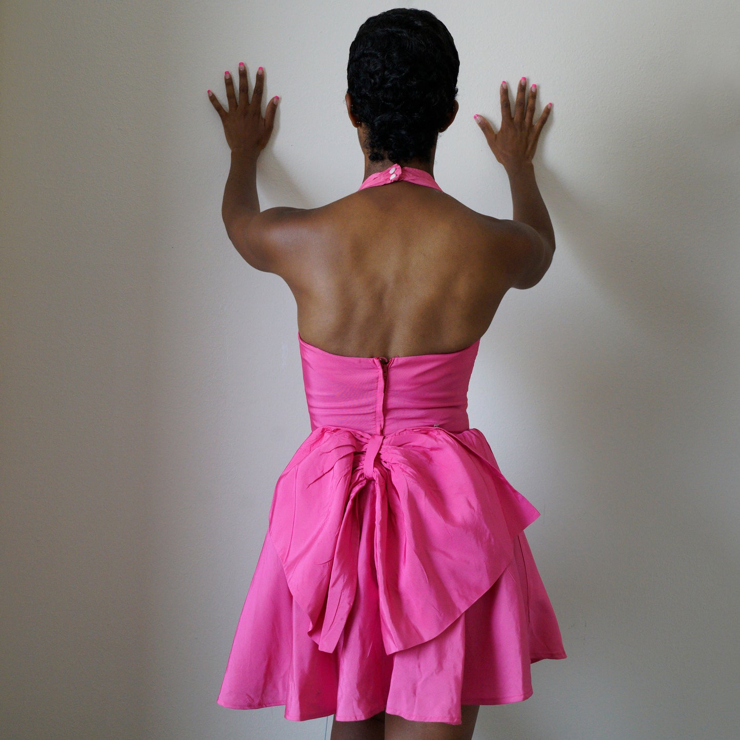 Pink Urban Renewal Bow Dress