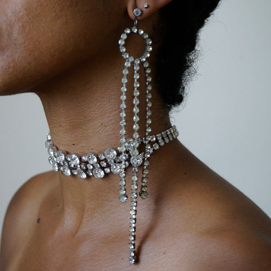 Vintage Rhinestone Choker