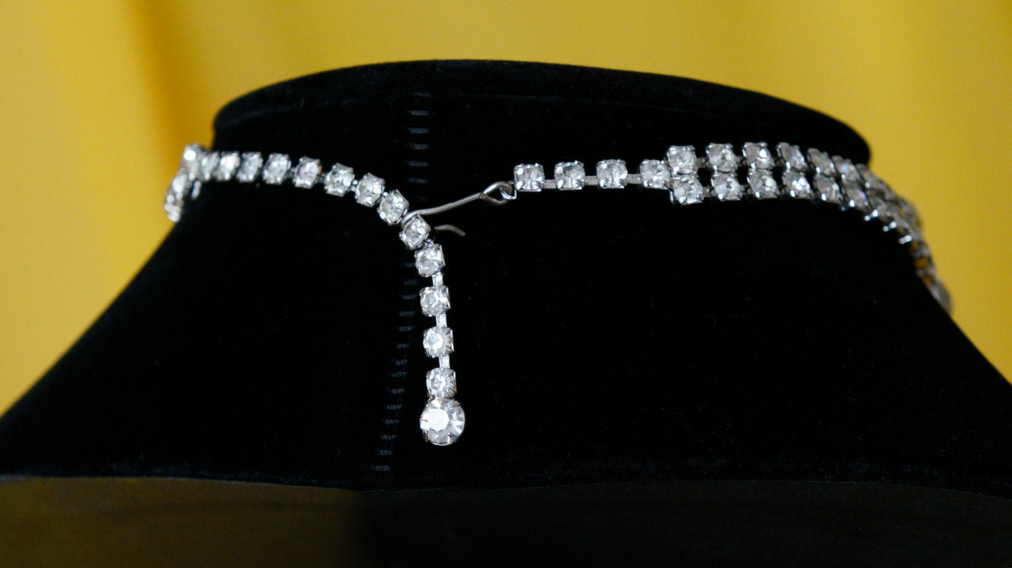 Vintage Rhinestone Choker