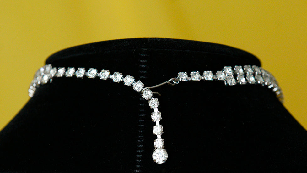 Vintage Rhinestone Choker