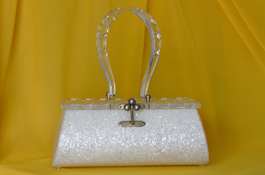 Clear Lucite Vintage Purse