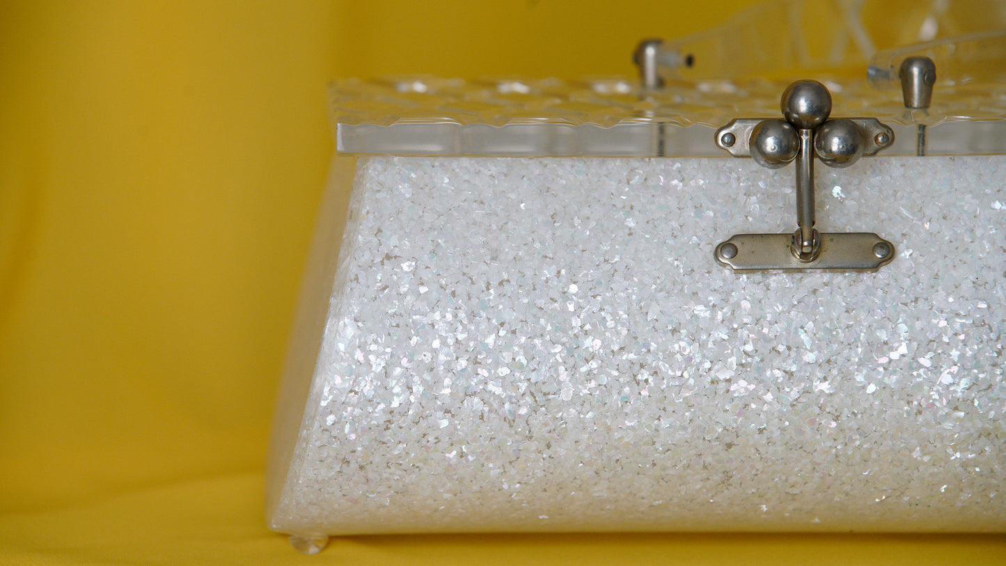 Clear Lucite Vintage Purse