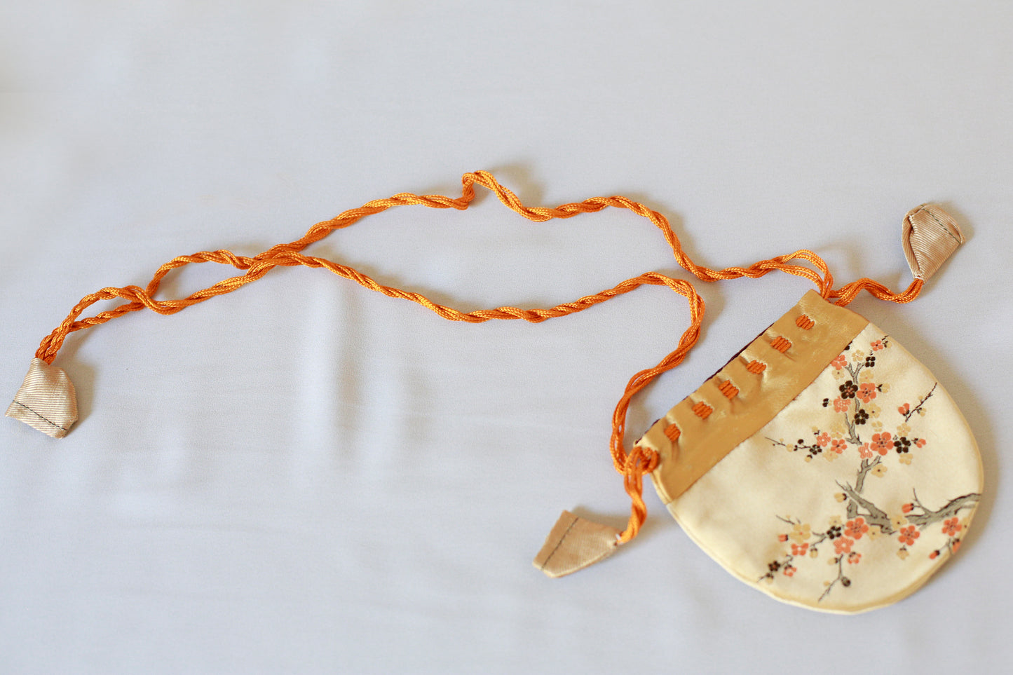 Tibetan Silk Drawstring Pouch