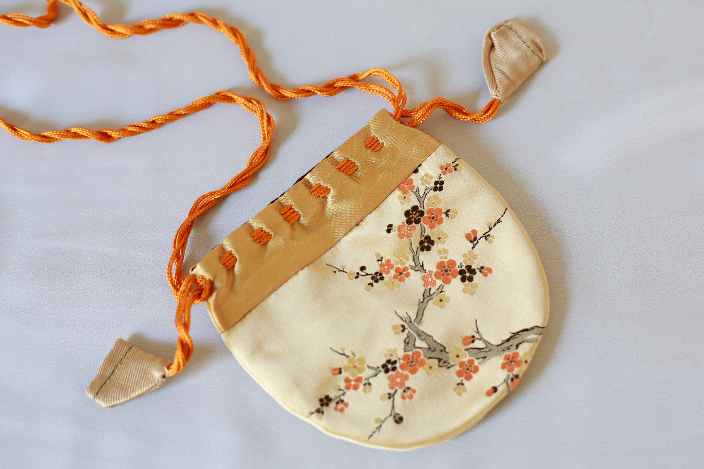 Tibetan Silk Drawstring Pouch