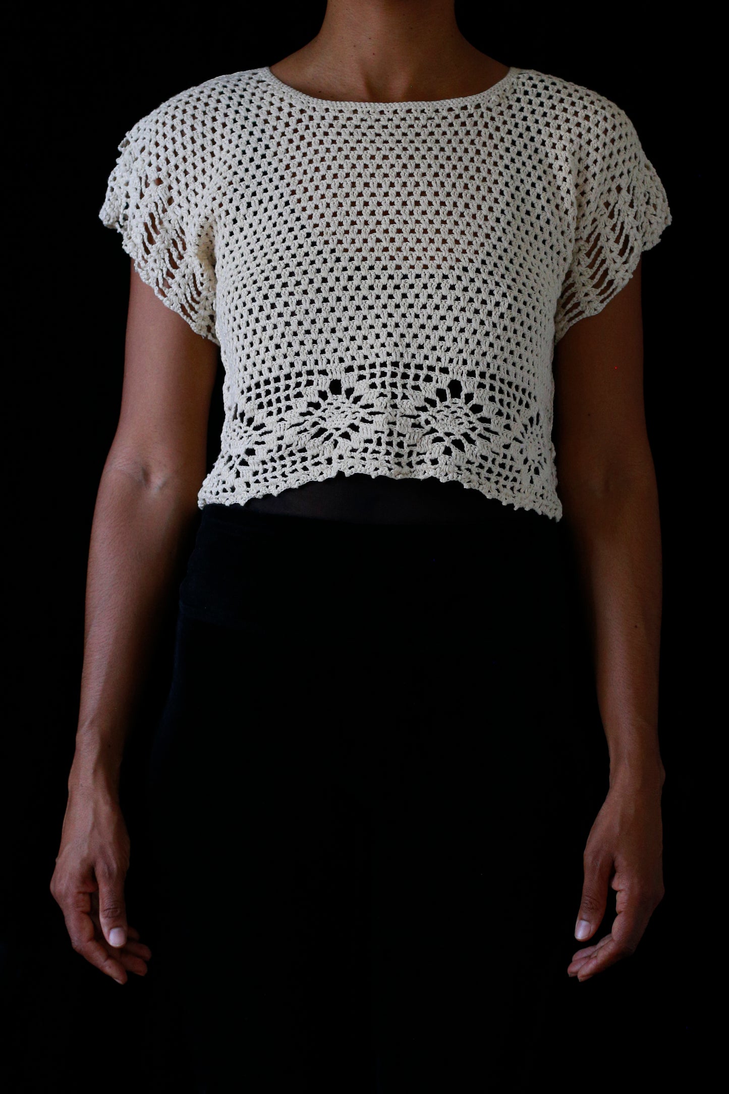 Cuba Collection: Handmade Crochet Crop Top