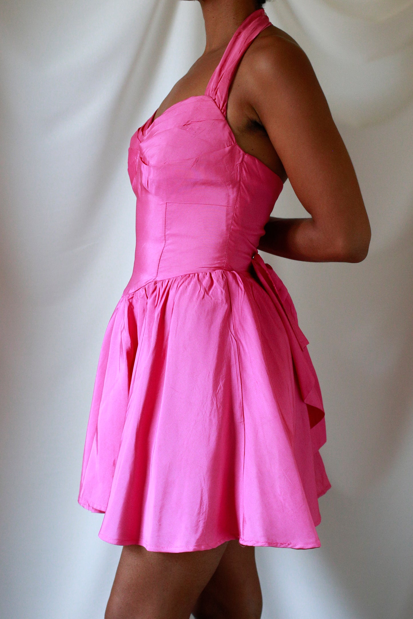 Pink Urban Renewal Bow Dress